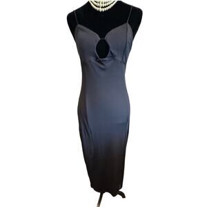 Free People Ribbed Cut Out Front Back Goth Whimsigoth Coquette